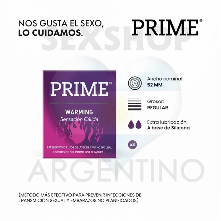 Preservativo Prime Warming